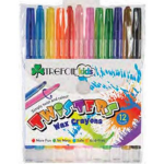 Trefoil Retractable Wax Crayons 12's